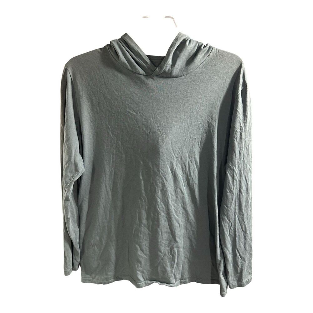 M.Singer Blue/ Gray Hoodie Cotton Sweater Unisex Sweatshirt‎ Long Sleeve Size L